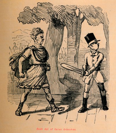Acte téméraire de Caius Gracchus, 1852 - John Leech