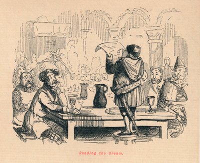 Lire le rêve, c1860 - John Leech