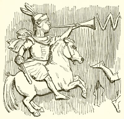 Soldat Romain à Cheval - John Leech