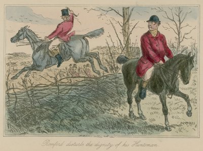 Romford perturbe la dignité de son chasseur - John Leech