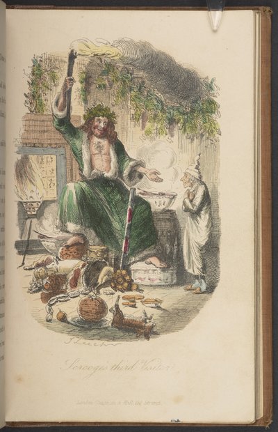 Le troisième visiteur de Scrooge, de la première édition de 