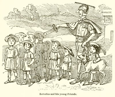 Sertorius et ses jeunes amis - John Leech