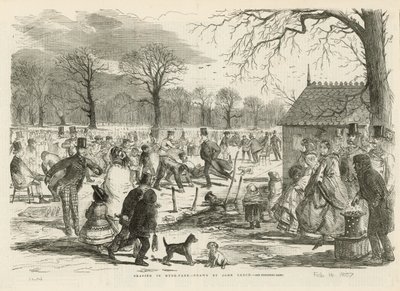 Patinage à Hyde Park - John Leech