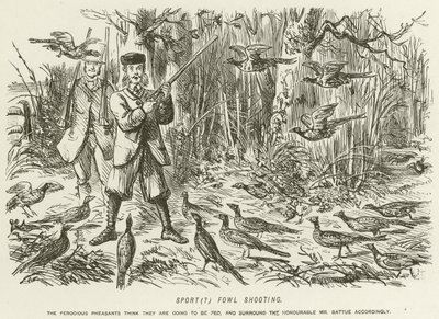 Chasse aux oiseaux de sport - John Leech