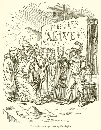Les ambassadeurs achetant Esculape - John Leech