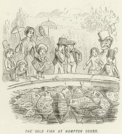 Le Poisson Rouge à Hampton Court - John Leech