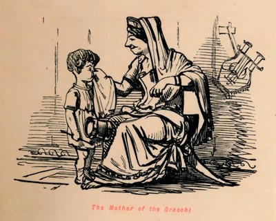 La mère des Gracques, 1852 - John Leech
