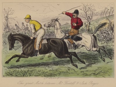 Le grand match entre M. Flintoff et Jack Rogers - John Leech