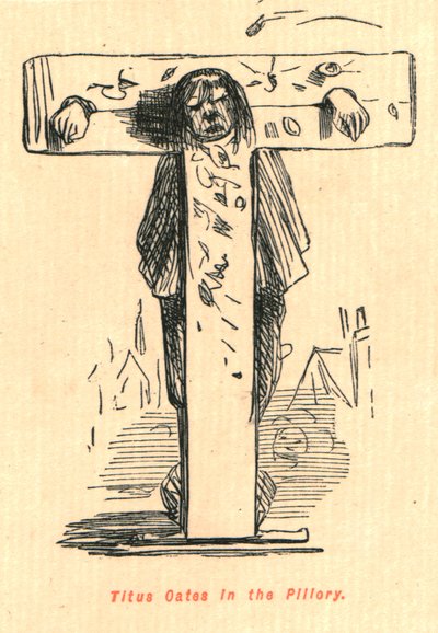 Titus Oates au pilori, 1897 - John Leech