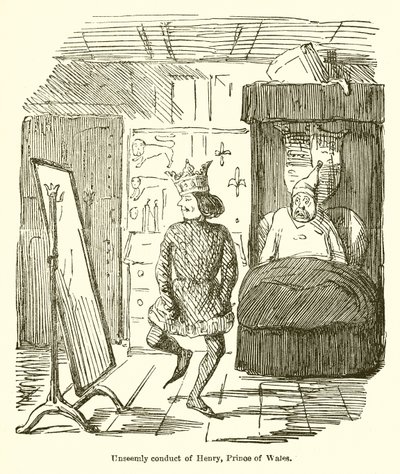 Conduite inconvenante de Henry, Prince de Galles - John Leech