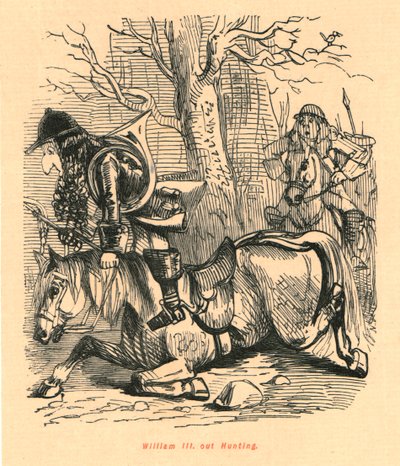 Guillaume III à la chasse - John Leech