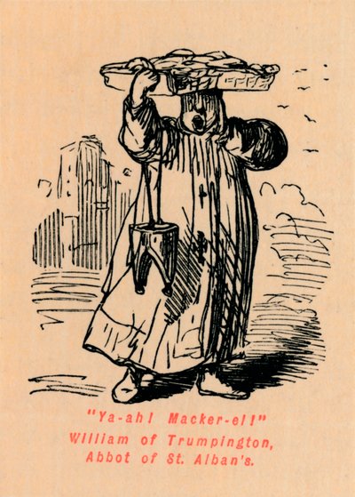 Ya-ah! Maquereau! William de Trumpington, abbé de St. Albans - John Leech