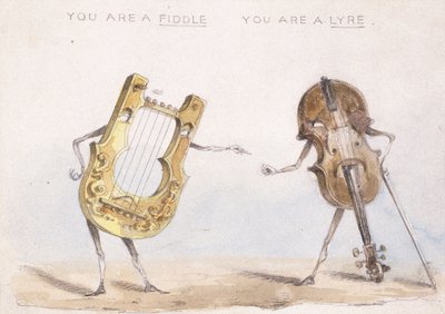 Tu es un violon, tu es une lyre - John Leech