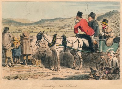 Chasse aux chiens - John Leech and Hablot Knight Browne
