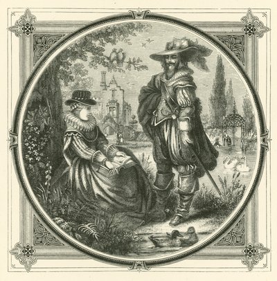Les oiseaux de même plumage se rassemblent (gravure) - John Leighton