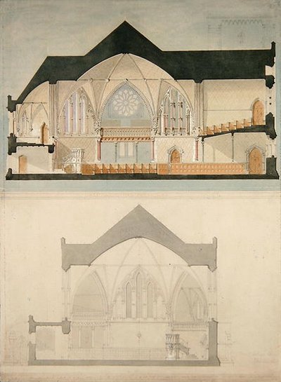 Élévation latérale de l