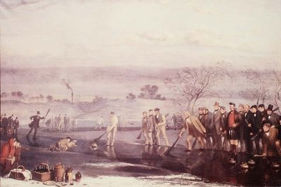 Curling à Rowyards Loch - John Levack