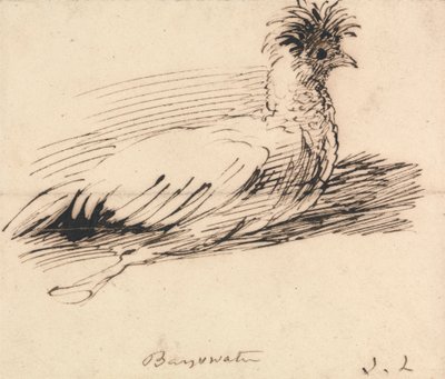 Une poule - John Linnell