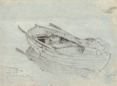 Un bateau à rames à Twickenham - John Linnell