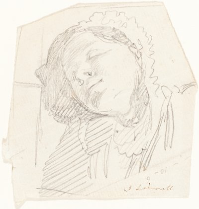 Une femme se reposant - John Linnell