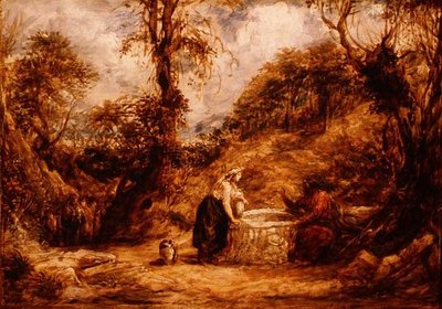 Christ et la Femme de Samarie au puits de Jacob - John Linnell