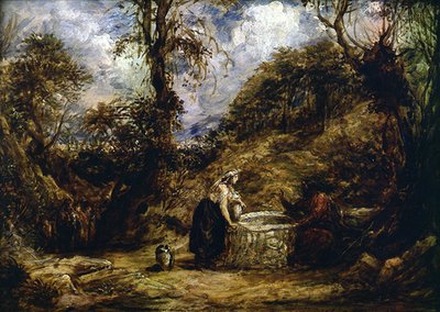 Christ et la femme de Samarie au puits - John Linnell