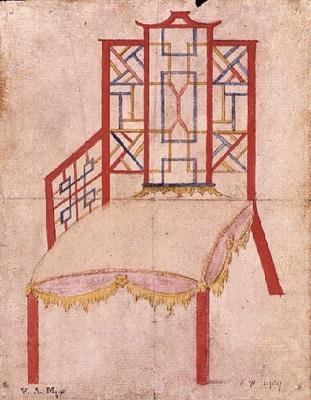 Design pour chaise chinoise, c.1753 - John Linnell