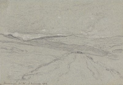 Vue de montagne au nord du Pays de Galles - John Linnell