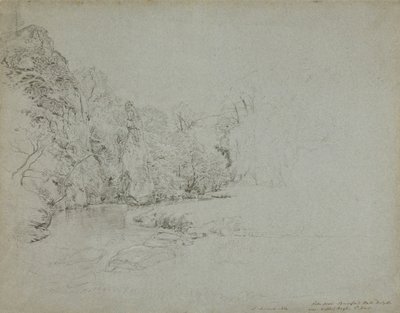Piscine de Brochet, Beresford Hall, Derbyshire - John Linnell