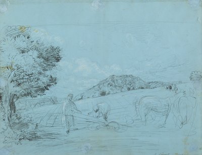 Labourage à Shoreham - John Linnell
