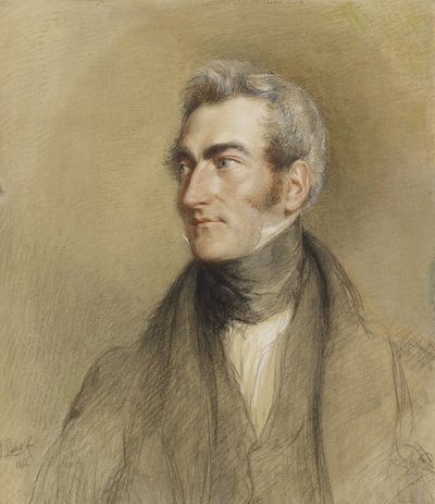 Portrait de Chambers Hall, 1835 - John Linnell