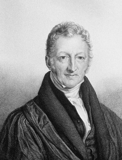 Portrait de Thomas Robert Malthus 1766-1834 - John Linnell
