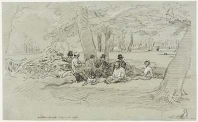 Le repas des bûcherons - John Linnell