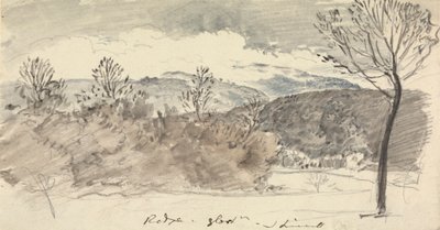 Vue chez M. Sheppard, The Ridge, Gloucestershire - John Linnell