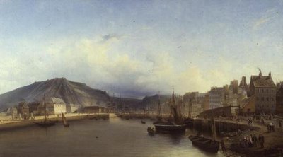 Le Pont à Cherbourg - John Louis Petit