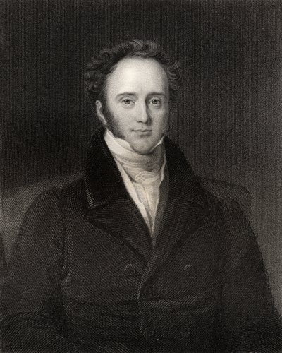 Henry John Temple, 3e Vicomte Palmerston, gravé par H.R. Cook (fl.1813-47), de 