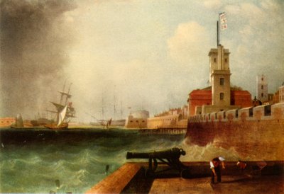 Marée haute sous la Batterie, port de Portsmouth, 1846, 1942 - John Lynn