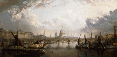 La Tamise depuis Hungerford Bridge, 1871 - John MacVicar Anderson