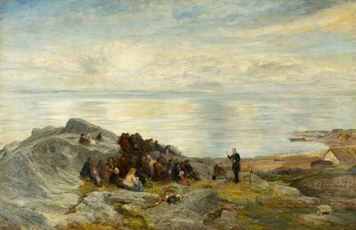Un sermon par la mer - John MacWhirter