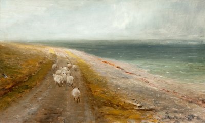 Moutons errants - John MacWhirter