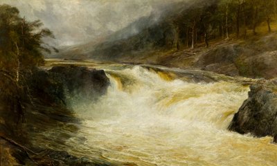 Les chutes de Tummel, c.1875 - John MacWhirter