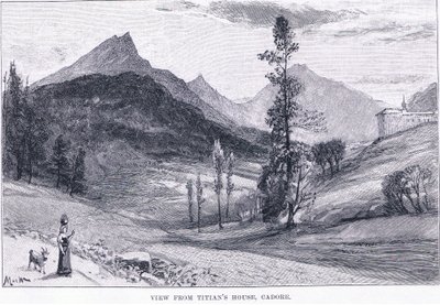Vue de la maison de Titien, du Magazine of Art 1893, Cassell and Company - John MacWhirter