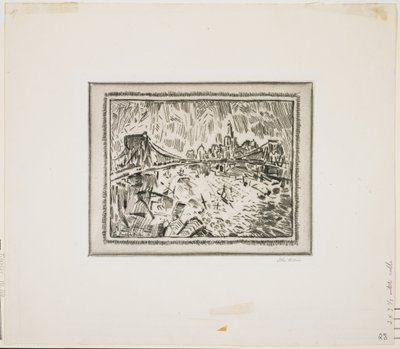 Pont de Brooklyn et New York inférieur - John Marin