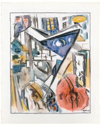 La partie basse de Manhattan - John Marin