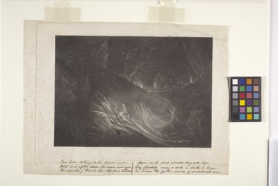 Satan sur le lac brûlant (mezzotint) - John Marin