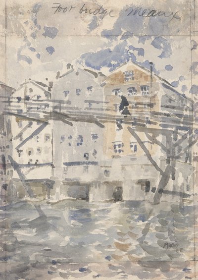 Le petit pont, Meaux - John Marin