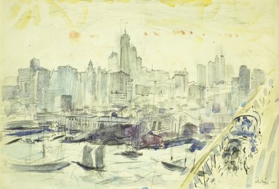Vicinité Pont de Brooklyn - John Marin