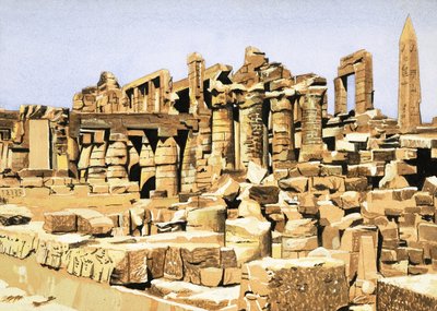 Les ruines du temple d