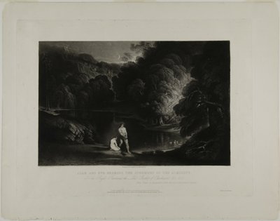 Adam et Ève entendant le jugement du Tout-Puissant, des Illustrations de la Bible - John Martin