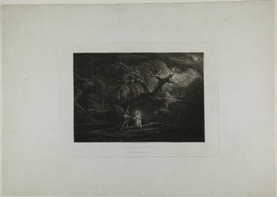 Christ tenté dans le désert - John Martin